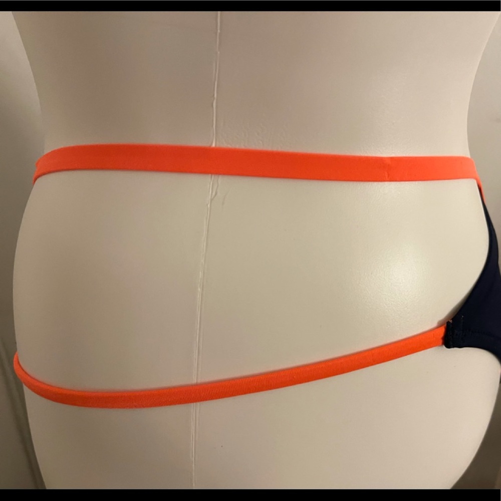NWT L’Agent By Agent Provocateur Eleena Bikini BOTTOM ONLY Navy Neon XL / 5 - Picture 6 of 7
